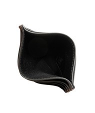 JOHN RICHMOND EMBOSSED LOGO Flat leather card holder black - Men’s Wallets - 3