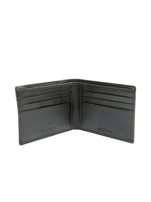 EMBOSSED LOGO RFID Blocking Leather Wallet black - Men’s Wallets