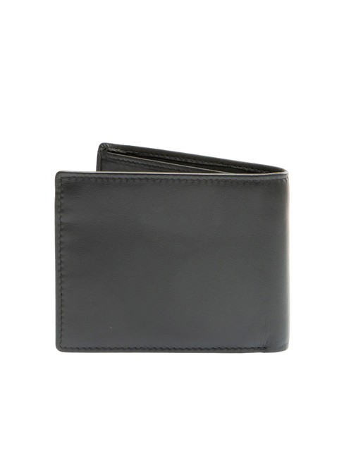 EMBOSSED LOGO RFID Blocking Leather Wallet black - Men’s Wallets