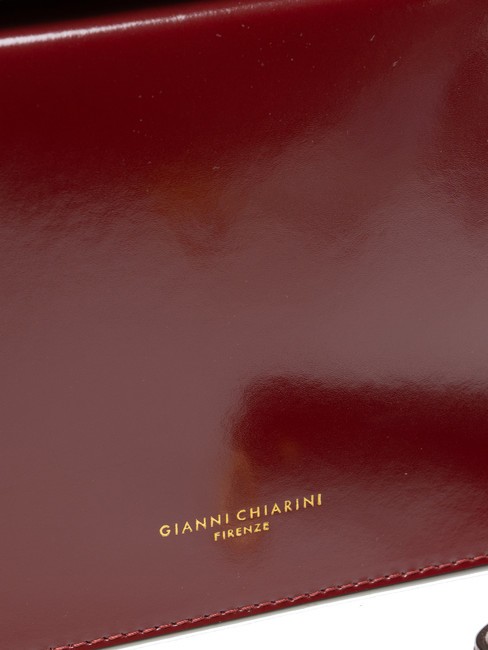 LOGO PRINT Brushed leather shoulder bag cabernet - Women’s Bags