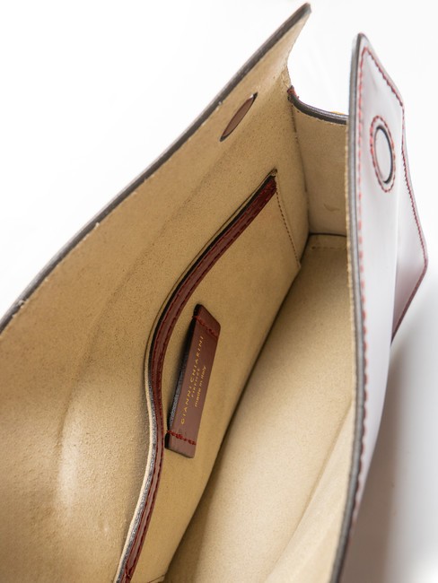 LOGO PRINT Brushed leather shoulder bag cabernet - Women’s Bags