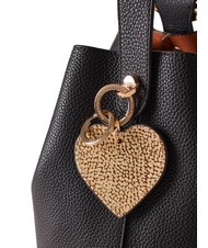 BORBONESE HEART Heart keychain op / natu - Key holders - 3