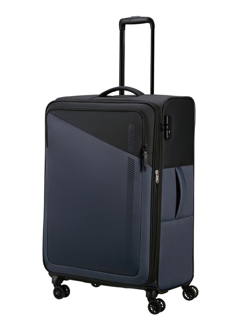 DARING DASH Large expandable trolley black / gray - Semi-rigid Trolley Cases