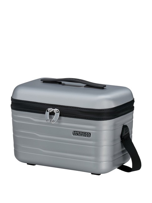 FLASHLINE Rigid beauty case with shoulder strap skysilver - Beauty Case