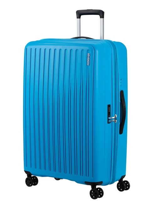 REJOY Large size trolley blue azure - Rigid Trolley Cases