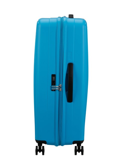 REJOY Large size trolley blue azure - Rigid Trolley Cases