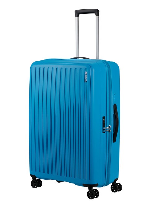 REJOY Large size trolley blue azure - Rigid Trolley Cases