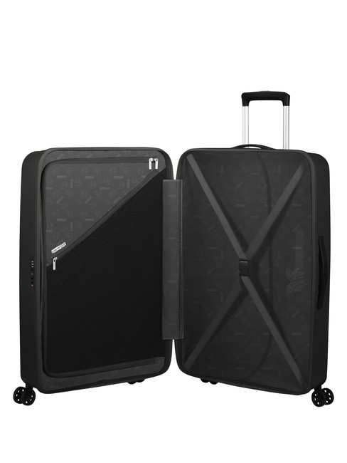 REJOY Large size trolley true black - Rigid Trolley Cases