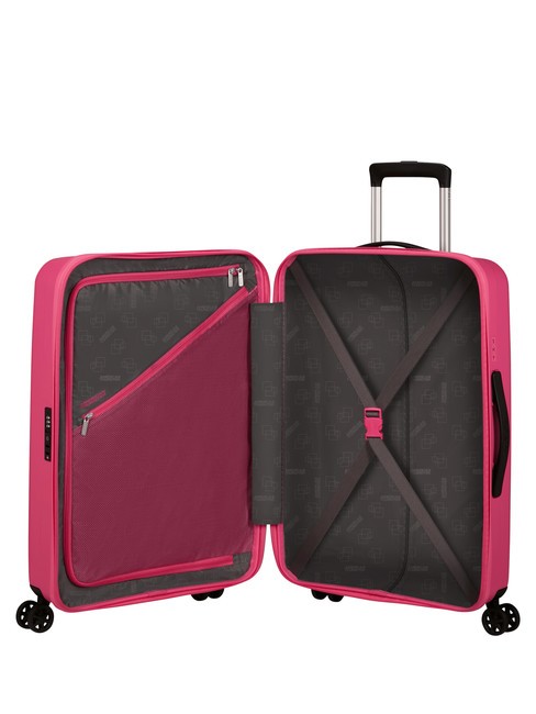 REJOY Medium size trolley hawaiian pink - Rigid Trolley Cases