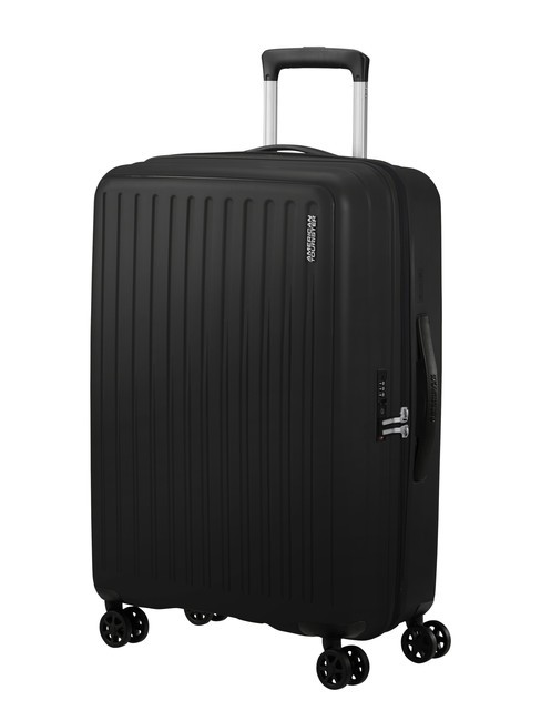REJOY Medium size trolley true black - Rigid Trolley Cases