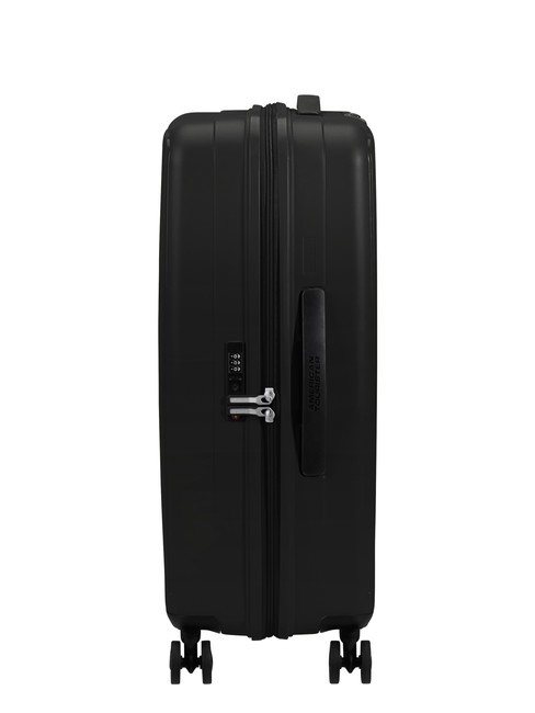 REJOY Medium size trolley true black - Rigid Trolley Cases