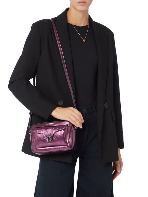 BEAT PEPITA  Mini shoulder bag, in leather pulp pink - Women&rsquo;s Bags