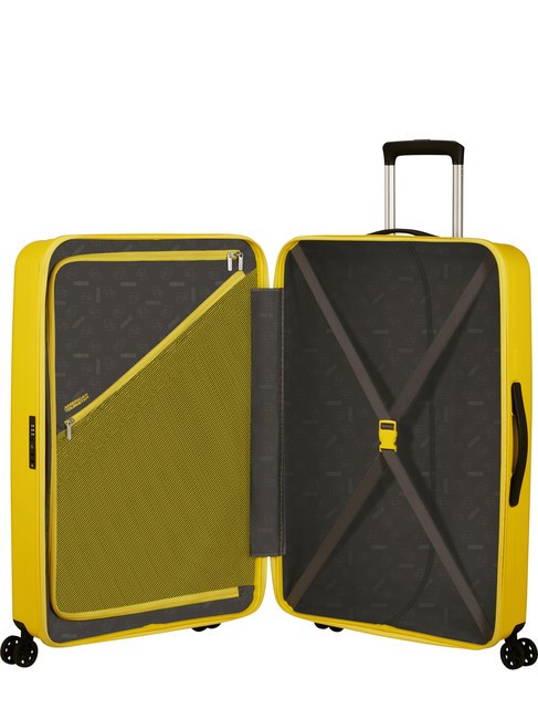 REJOY Large size trolley electric yellow - Rigid Trolley Cases