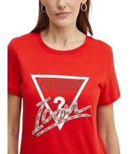 GUESS SS CN ICON  Cotton T-Shirt delicious red - T-shirt - 3