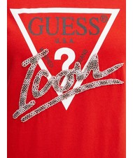 GUESS SS CN ICON  Cotton T-Shirt delicious red - T-shirt - 4