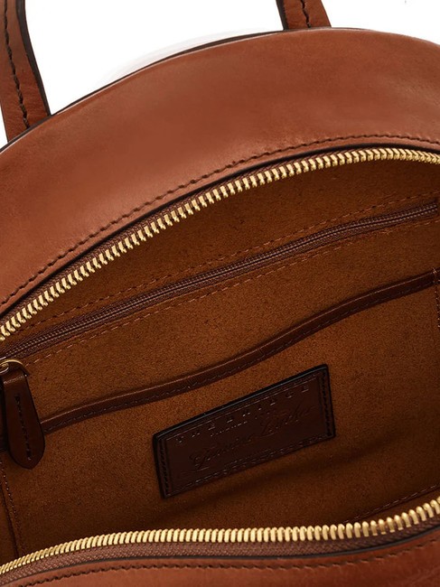 ANGELA Leather backpack BROWN - Women’s Bags