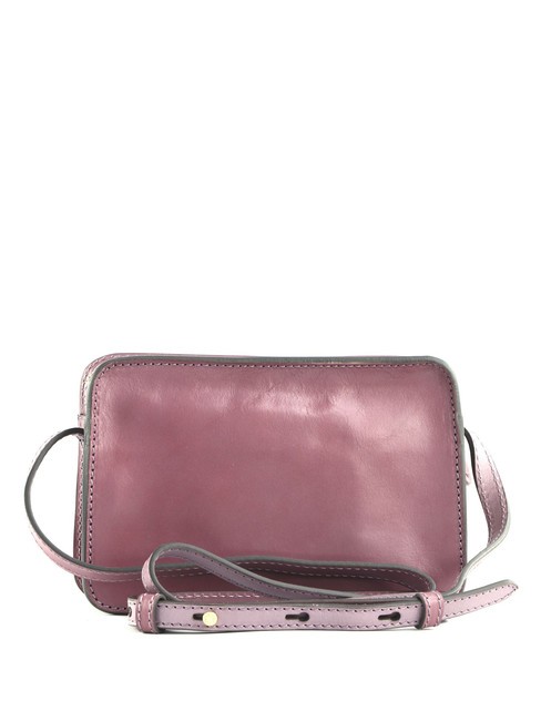 LUCREZIA Leather case room mauve with gold - Women’s Bags