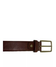 THE BRIDGE BRUNELLESCHI  Men's leather belt BROWN - Belts - 2
