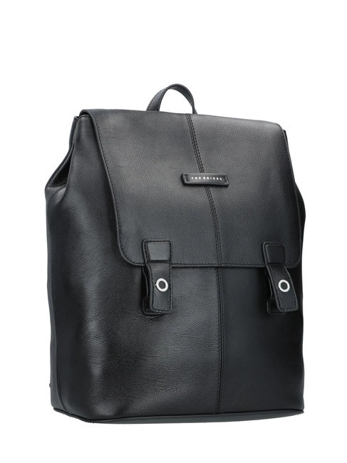 BIAGIO  13" Laptop Backpack, Leather Black - Laptop backpacks