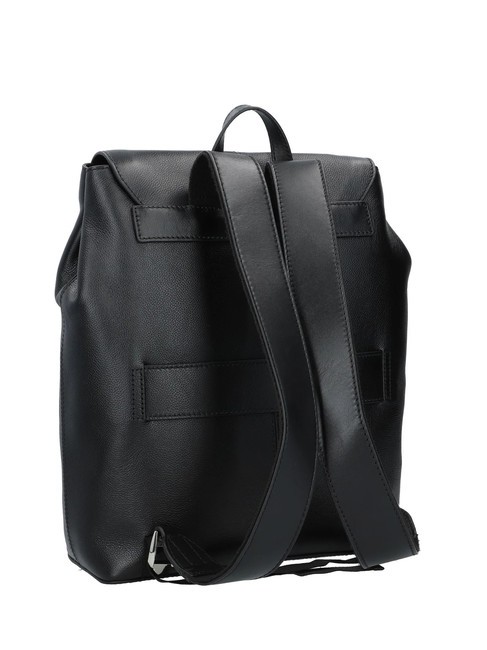 BIAGIO  13" Laptop Backpack, Leather Black - Laptop backpacks