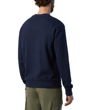 NORTH SAILS BASIC Crewneck sweatshirt with logo print navy blue - Sweatshirts - 2