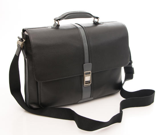 briefcase X1 line. 15.6” laptop bag black / gray - Work Briefcases