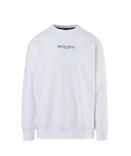 NORTH SAILS BASIC Cotton sweatshirt with logo lettering white - Sweatshirts - 6