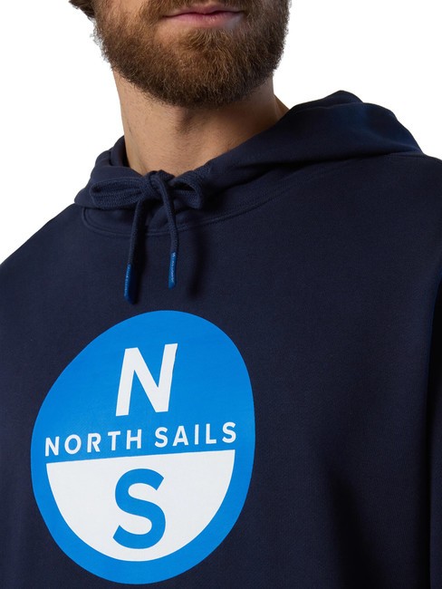 BASIC Logo print hoodie navy blue - Sweatshirts