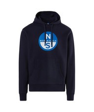 NORTH SAILS BASIC Logo print hoodie navy blue - Sweatshirts - 5