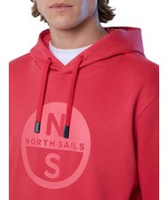 NORTH SAILS BASIC Logo print hoodie watermelon - Sweatshirts - 4