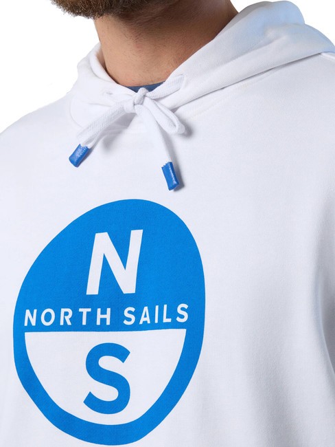 BASIC Logo print hoodie white - Sweatshirts