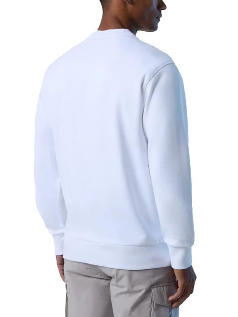 BASIC Crewneck sweatshirt with logo print white - Sweatshirts
