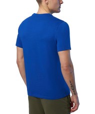 NORTH SAILS BASIC Cotton T-shirt with logo print surf blue - T-shirt - 2