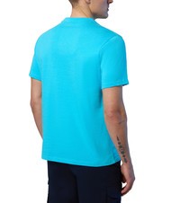NORTH SAILS BASIC Cotton T-shirt with logo print aquarius - T-shirt - 2