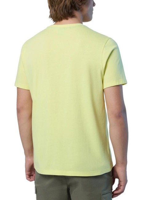 BASIC Cotton T-shirt with logo print limelight - T-shirt