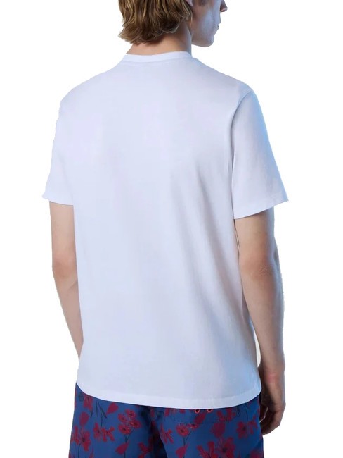 BASIC Cotton T-shirt with logo print white - T-shirt