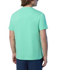 NORTH SAILS BASIC Cotton T-shirt with logo print spring bud - T-shirt - 2
