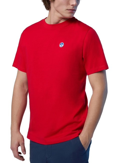 BOLLO Cotton T-shirt red - T-shirt