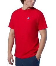 NORTH SAILS BOLLO Cotton T-shirt red - T-shirt - 3