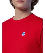 NORTH SAILS BOLLO Cotton T-shirt red - T-shirt - 4