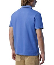 NORTH SAILS COLLAR STRIPED Short-sleeved cotton polo wedgewood - Polo shirt - 2