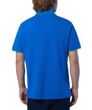 NORTH SAILS COLLAR STRIPED Short-sleeved cotton polo royal - Polo shirt - 2