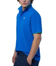 NORTH SAILS COLLAR STRIPED Short-sleeved cotton polo royal - Polo shirt - 3
