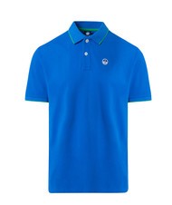 NORTH SAILS COLLAR STRIPED Short-sleeved cotton polo royal - Polo shirt - 5