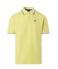 NORTH SAILS COLLAR STRIPED Short-sleeved cotton polo limelight - Polo shirt - 3