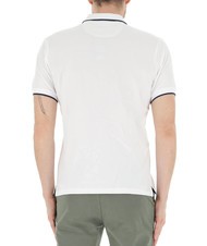 NORTH SAILS COLLAR STRIPED Short-sleeved cotton polo white - Polo shirt - 2