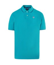 NORTH SAILS COLLAR STRIPED Short-sleeved cotton polo ceramic - Polo shirt - 5