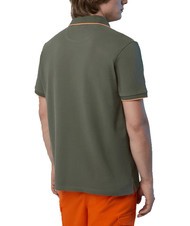 NORTH SAILS COLLAR STRIPED Short-sleeved cotton polo dusty olive - Polo shirt - 2