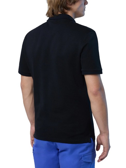 BASIC Short-sleeved cotton polo black - Polo shirt
