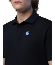 NORTH SAILS BASIC Short-sleeved cotton polo black - Polo shirt - 4